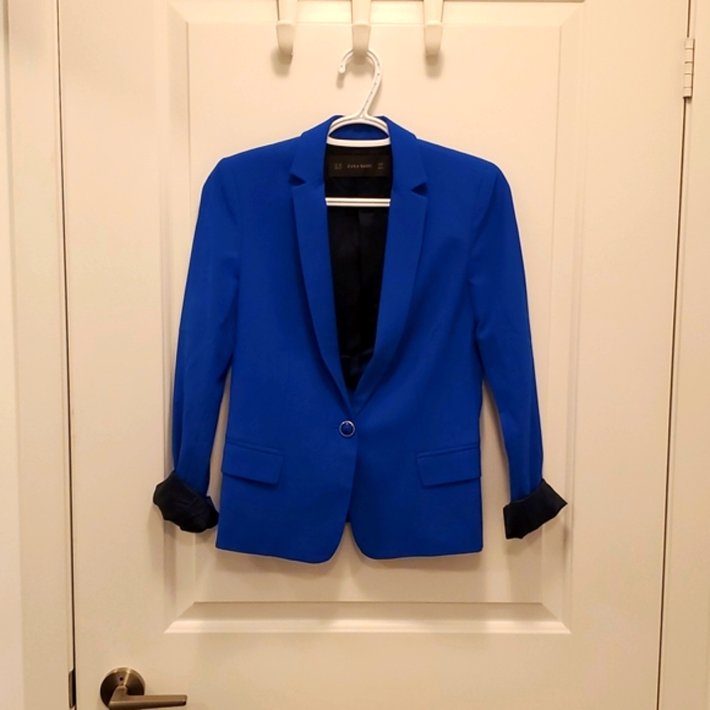 Zara Blazer XS Royal Blue